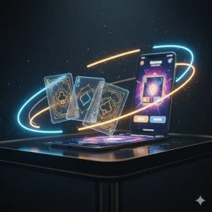 Giao diện game đánh bài online đổi tiền mặt hiện đại và hấp dẫn.