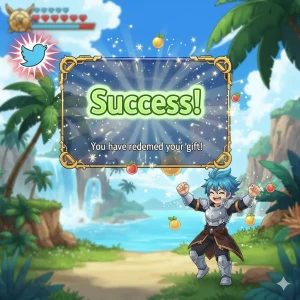 Thông báo nhập code Blox Fruit thành công