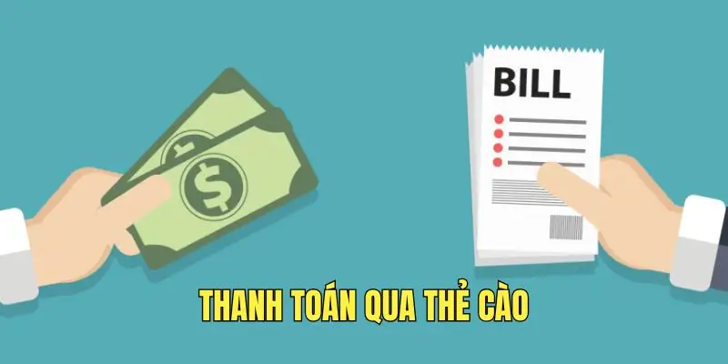 Rút tiền 789F tiện lợi qua hình thức thẻ cào.